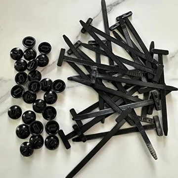 Набор хомутов с клипсами 50 шт. AN00741 - фото 5