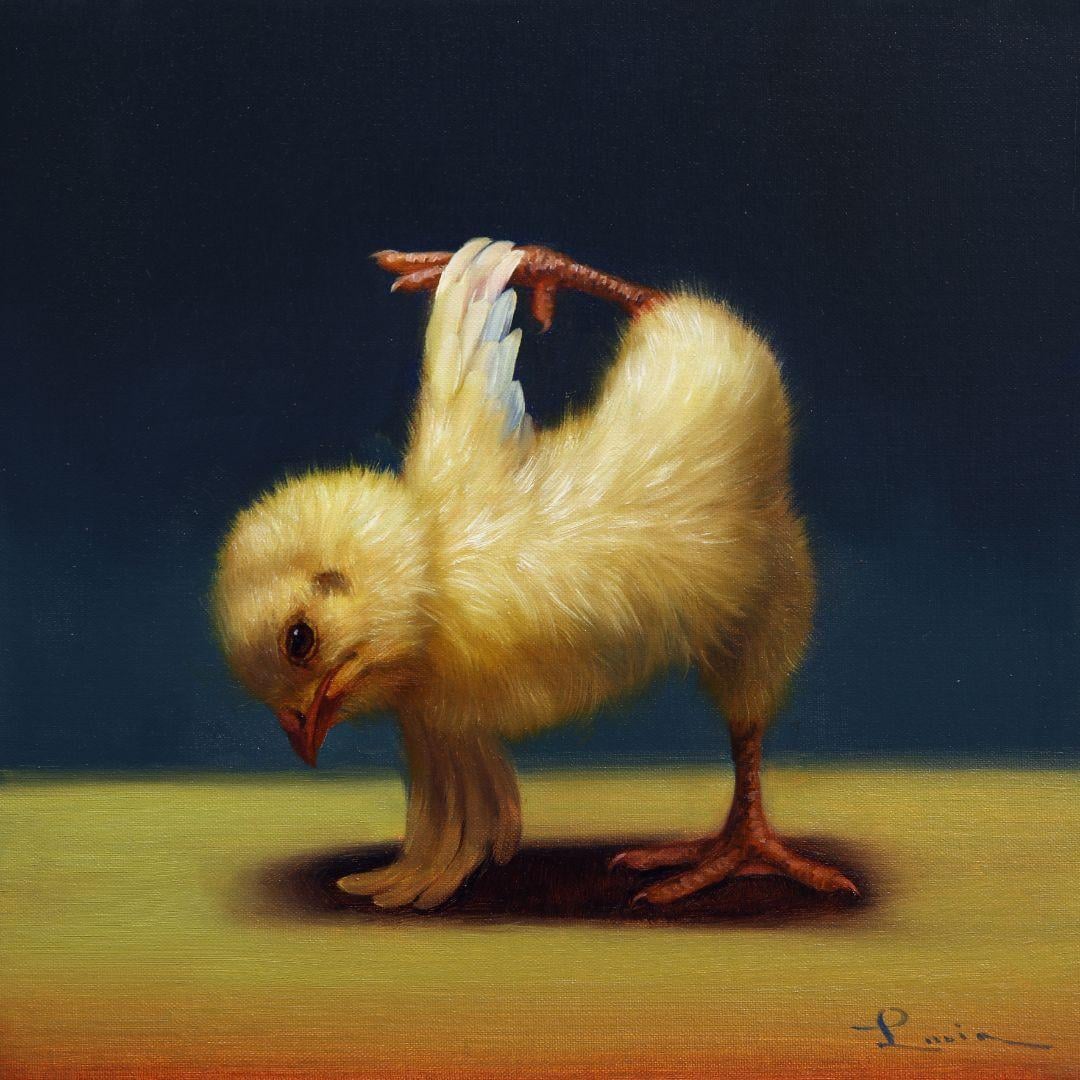 Картина за номерами Brushme Йога-курочка цукрова тростина Lucia Heffernan 30x30 см (3112773791)