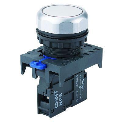 Лампа сигнальна CHINT NP8-D/1 22 мм LED 230 V AC Білий (578991)