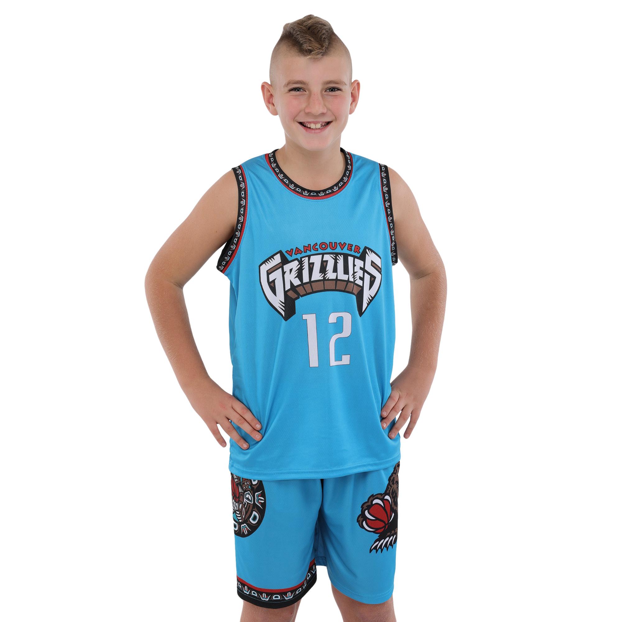 Форма баскетбольная детская NBA клуб Vancouver Grizzlies Morant 12 BA-9832 S 116-122 см Голубой (31105422)