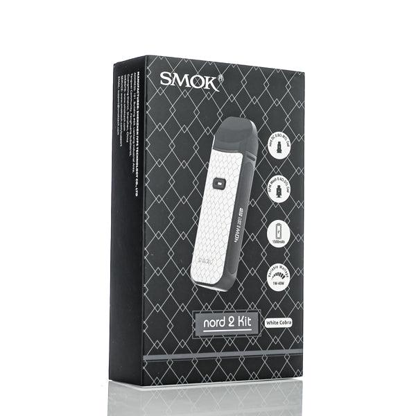 Под-система солевая электронная Smok Nord 2 Pod Kit 1500mAh 4,5 мл White Cobra (10374) - фото 11