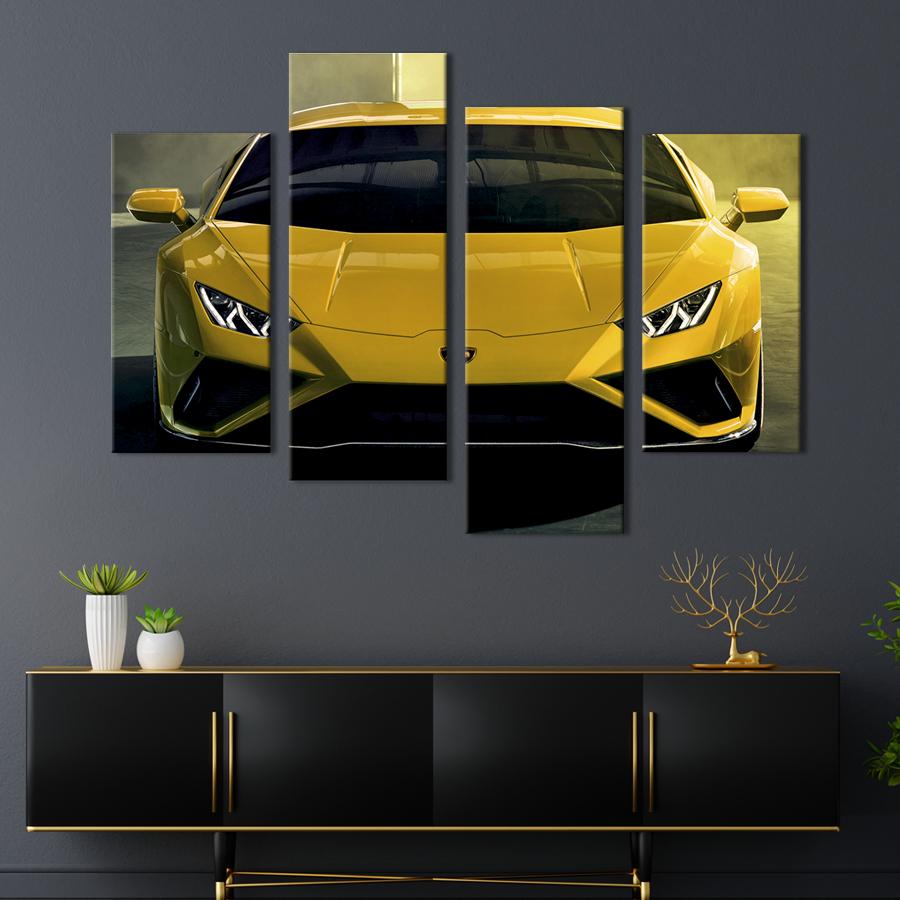 Картина на холсте Спортивная машина Ламборгини Huracan 129x90 см (1336-42) Картина на холсте Спортивная машина Ламборгини Huracan 129x90 см (1336-42)