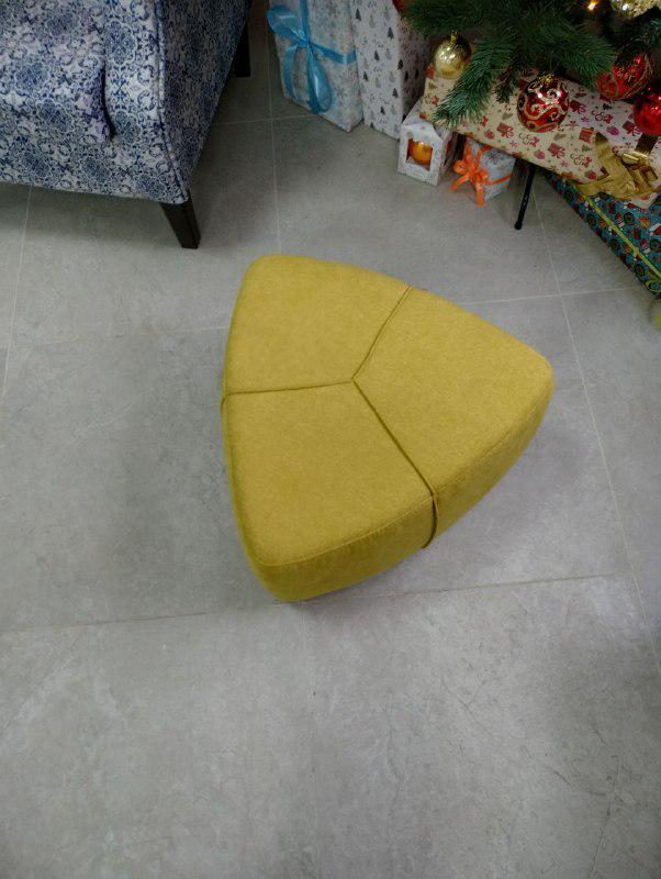 Пуф Spac 45х45х45 см Жовтий (Арт 2) - фото 2 Пуф Spac 45х45х45 см Жовтий (Арт 2) - фото 2