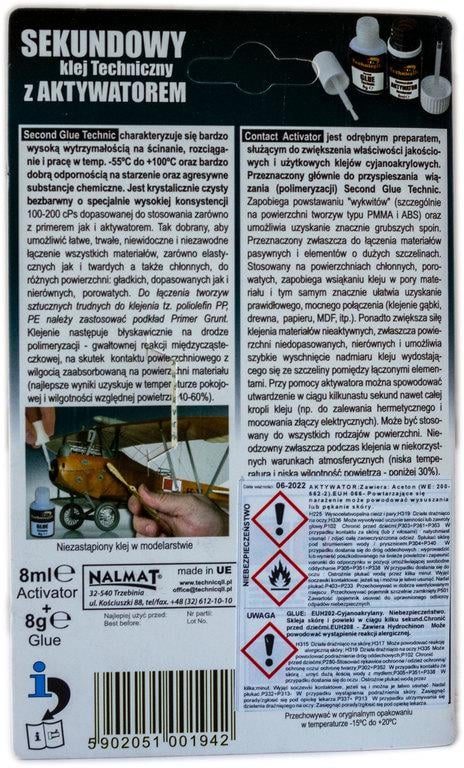 Клей секундний Technicqll технічний з активатором 8 г 8 мл (000034087) - фото 3 Клей секундний Technicqll технічний з активатором 8 г 8 мл (000034087) - фото 3
