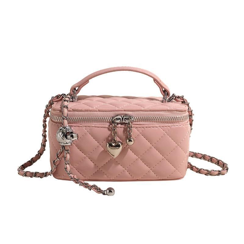 Женская сумка-косметичка Vanity Bag 85063 кросс-боди Розовый (27484729)