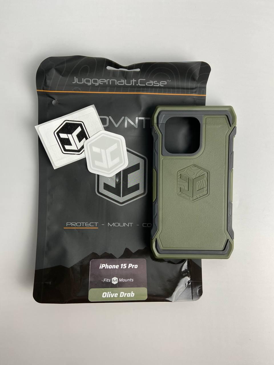 Протиударний чохол Juggernaut Case ADVNTR Olive Drab для iPhone 15 Pro - фото 2