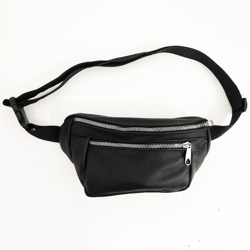 Сумка-бананка 74132 кожаная Black (tf3618) Сумка-бананка 74132 кожаная Black (tf3618)