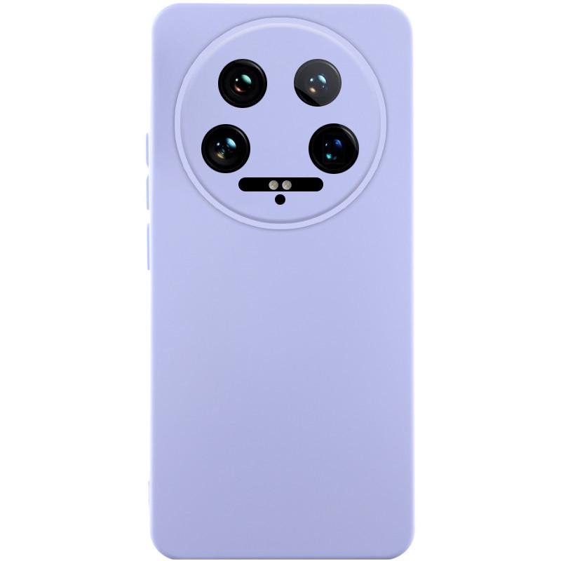 Противоударный чехол Silicone Cover Lakshmi Full Camera (AA) для Xiaomi 14 Ultra сиреневый