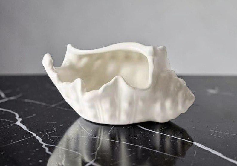 Подставка для украшений керамическая форма раковины (Д0000000063)