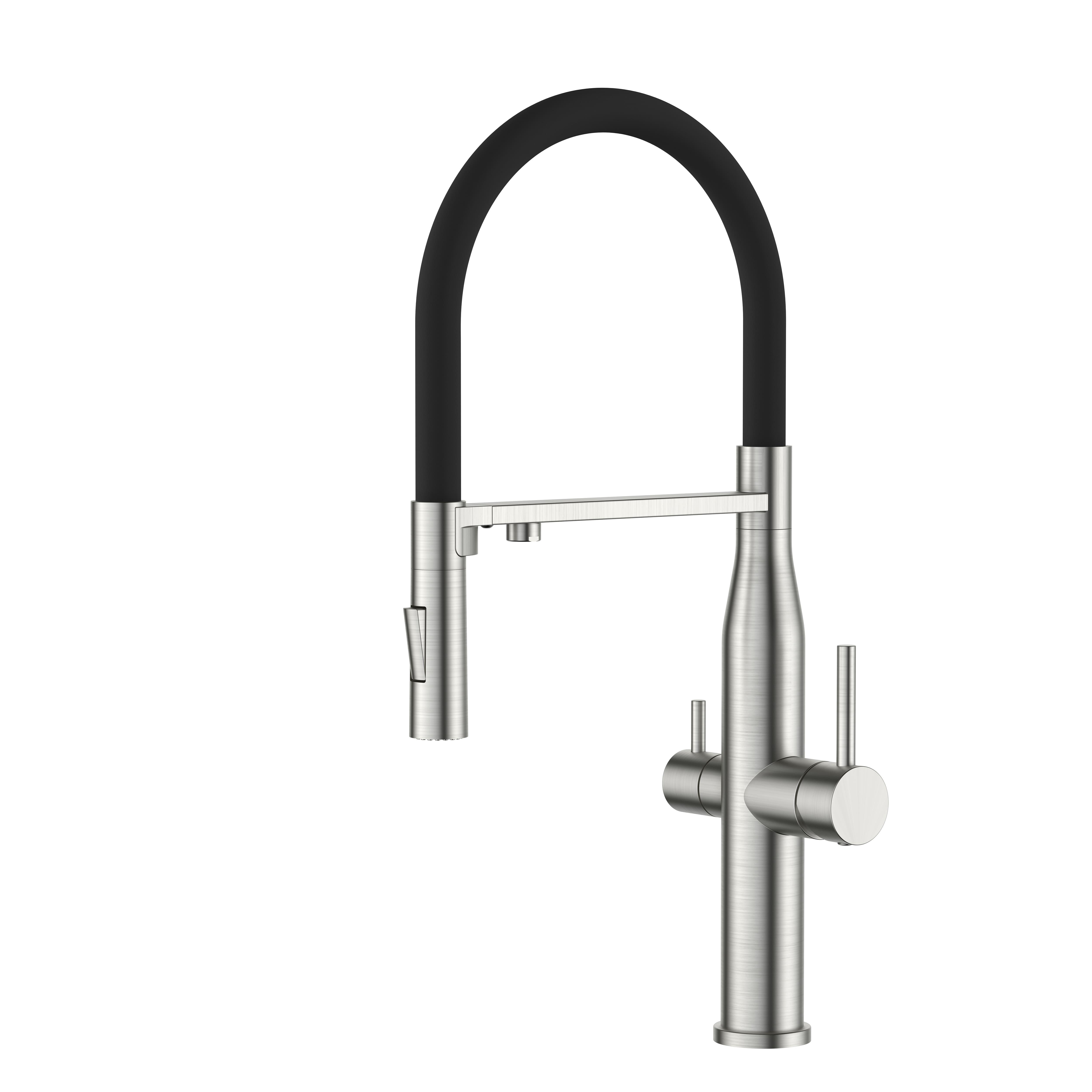 Смеситель для кухни Lixio Neo MIX Inox Нержавеющая сталь (23734)