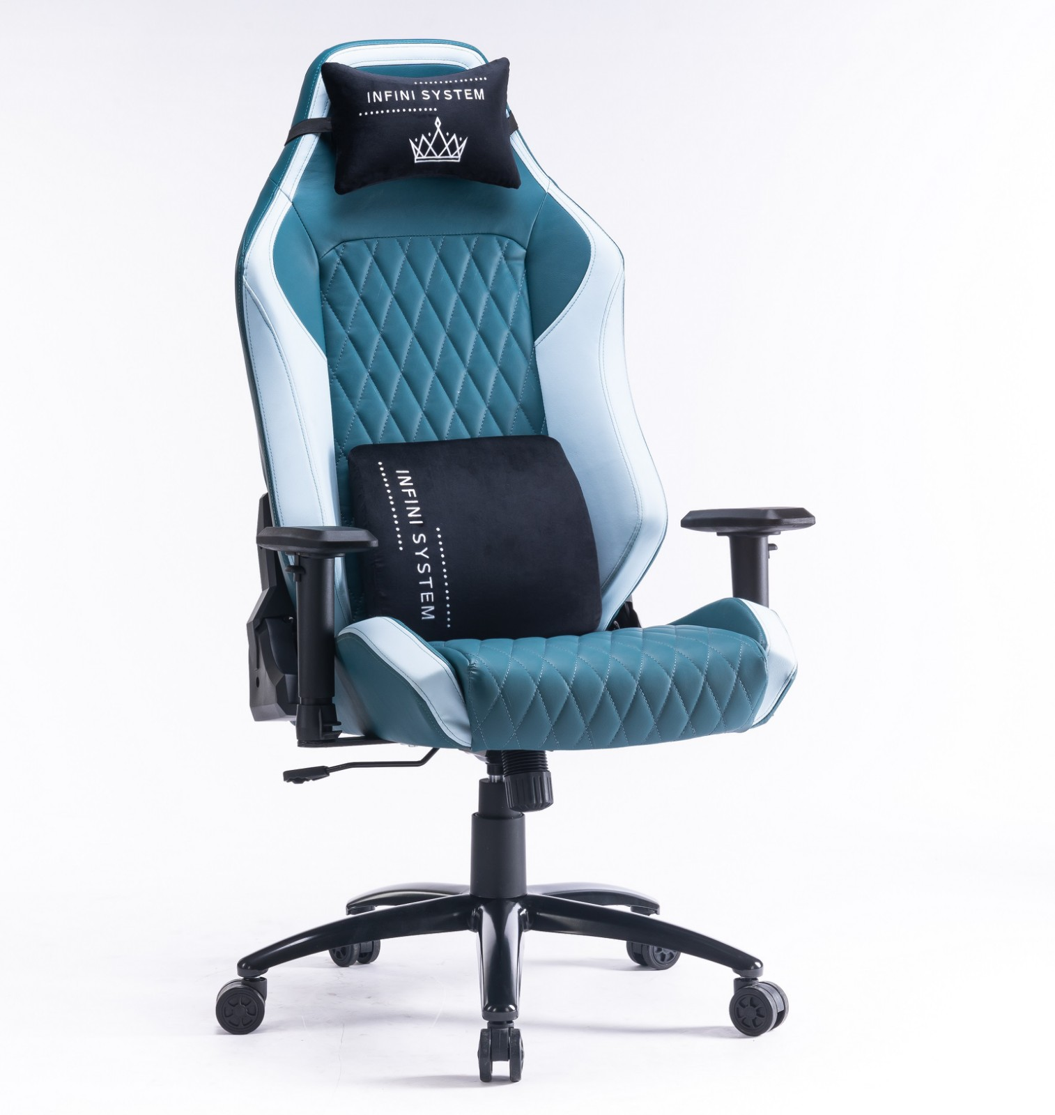 Кресло игровое Infini System Черный/Синий
