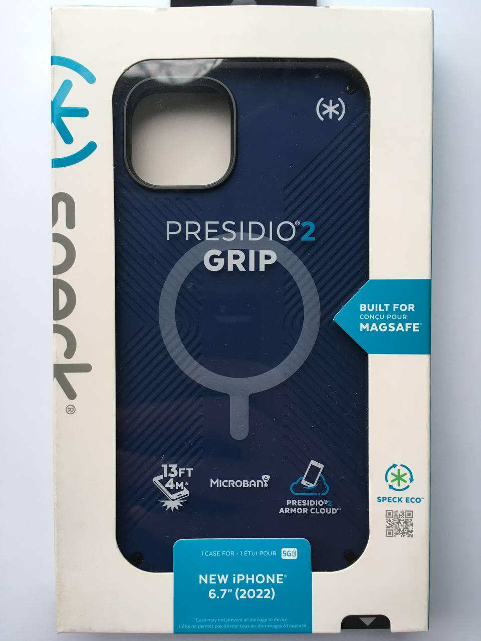 Чохол протиударний Speck Presidio2 Grip Magsafe 150117-9974 для Iphone 14/15 Plus (6.7") Coastal Blue - фото 2