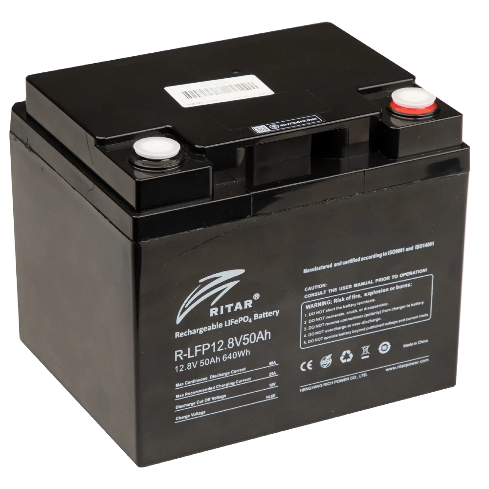 Батарея акумуляторна Ritar R-LFP12.8V50AH (2999649666)