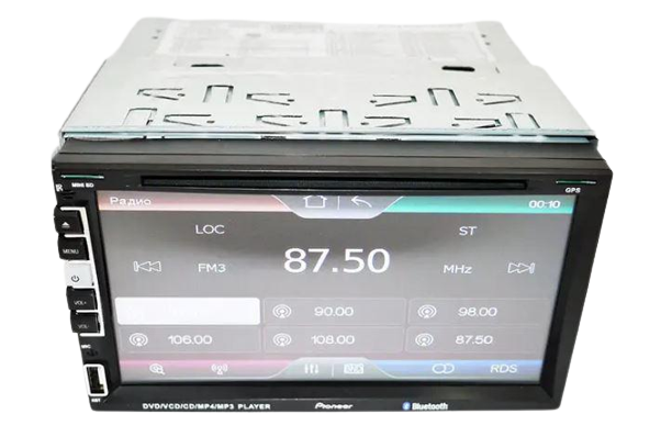 Автомагнитола 2DIN PI 803 GPS 7" Mp3/DVD/TV/FM тюнер (17538)