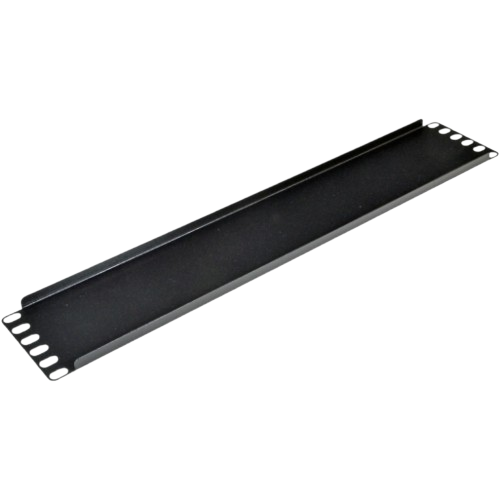 Заглушка металлическая для серверного шкафа 19" 2U Black (34416841)