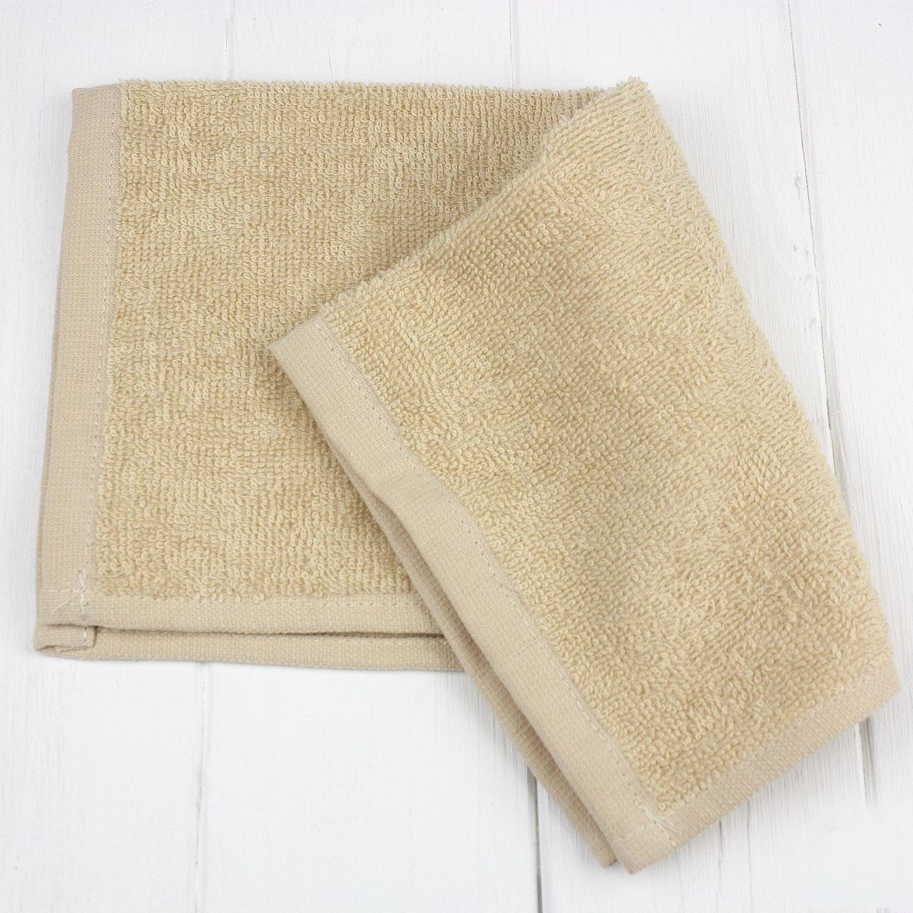 Рушник махровий ОЕ0005 30х30 см Бежевий (138065) - фото 1 Рушник махровий ОЕ0005 30х30 см Бежевий (138065) - фото 1