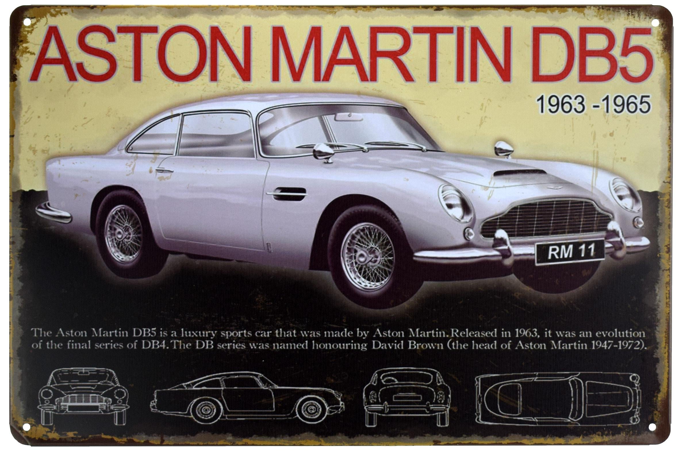 Табличка металева Aston Martin DB5 20x30 см