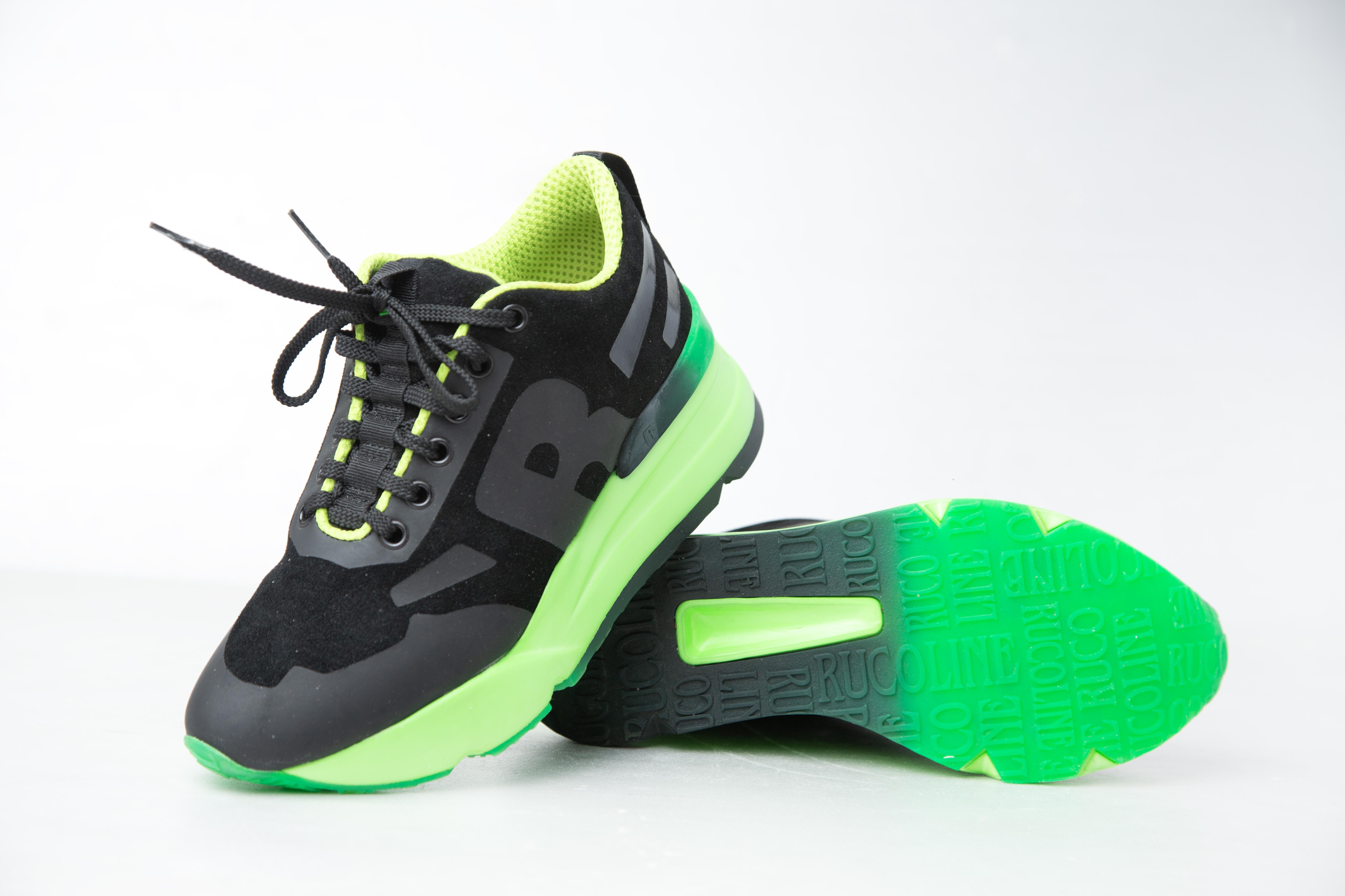 Кросівки Rucoline r-evolve velour fluo black blear р. 35 Чорний