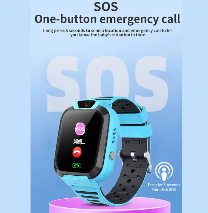 Смарт-часы детские Smart Watch с GPS трекером Setracker2 KGG с камерой Синий (СГД122) - фото 3