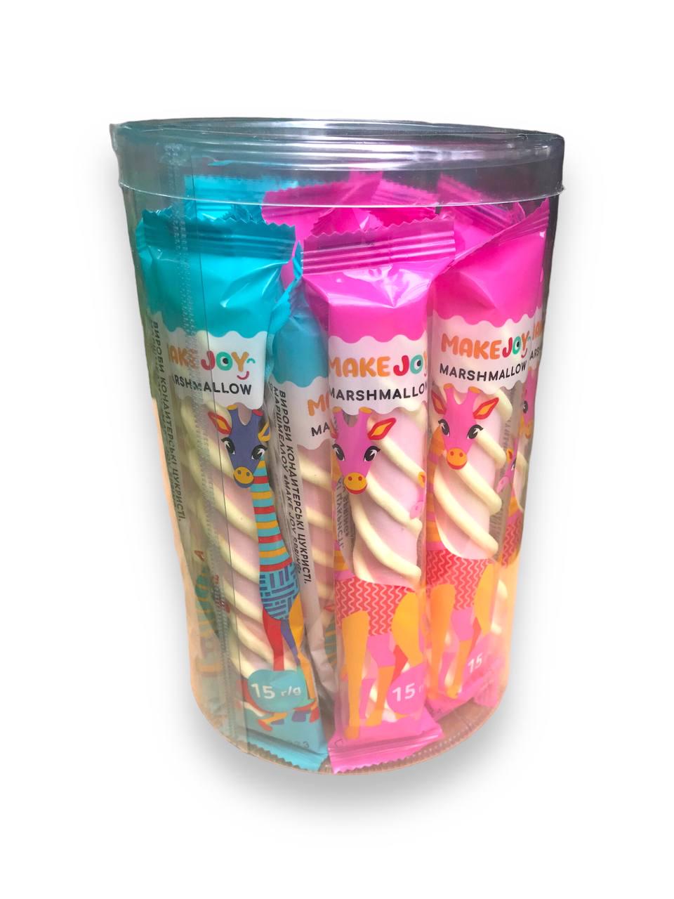 Маршмелоу Make Joy Кольорова косичка 18 шт. 15 г (00000006411)
