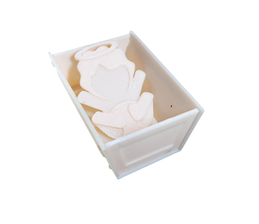 Декоративные ясли Wooden Cradle for Baby Jesus Christmas Decoration 6 см 3D-печать