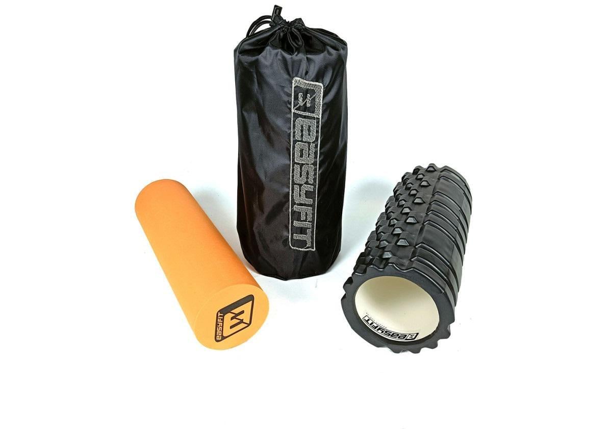 Массажный ролик двойной EasyFit PRO Active 33 см (EF-2025-O)