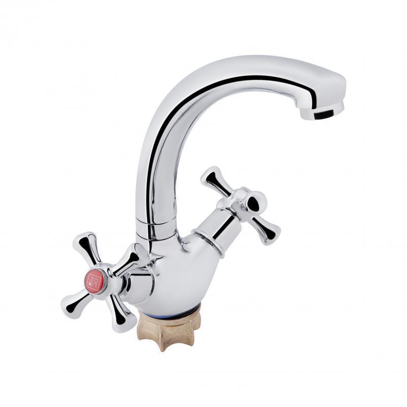 Змішувач для кухні Lidz LDLAM272FCRM22018 Lamb 272F двовентильний Chrome (SD00028115)