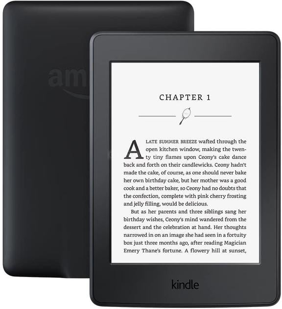 Книга електронна Amazon Kindle Paperwhite 7th Gen HD Підсвітка Wi-Fi Black