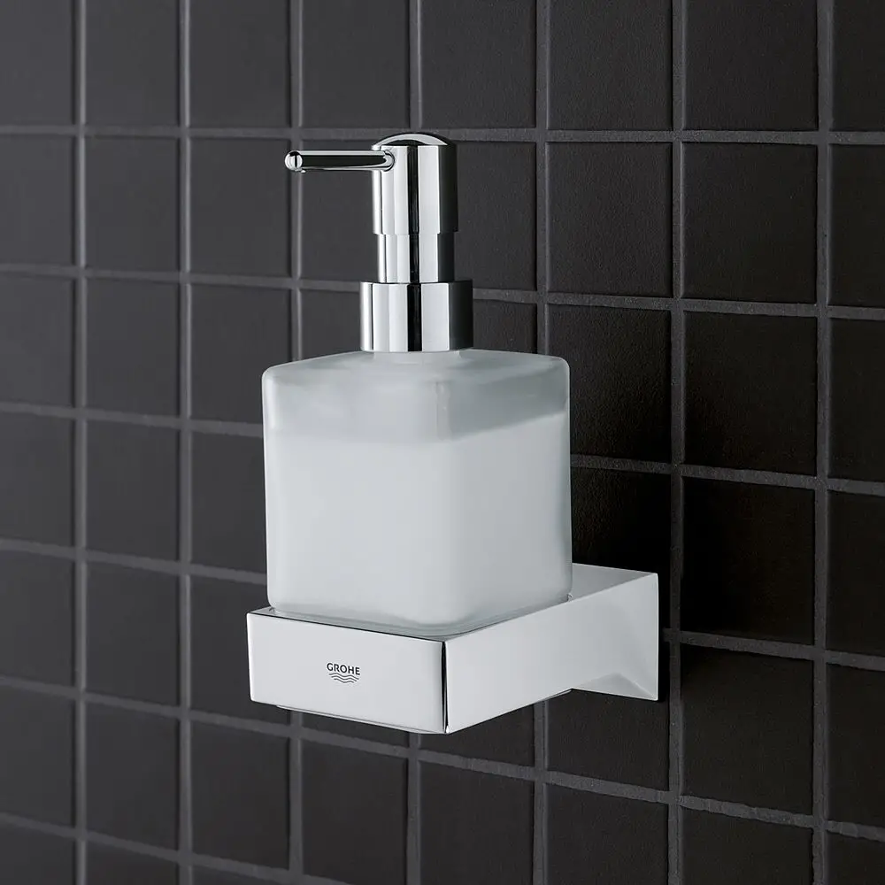 Дозатор для рідкого мила Grohe Selection Cube 40805000 без тримача 200 мл Хром (111241) - фото 4