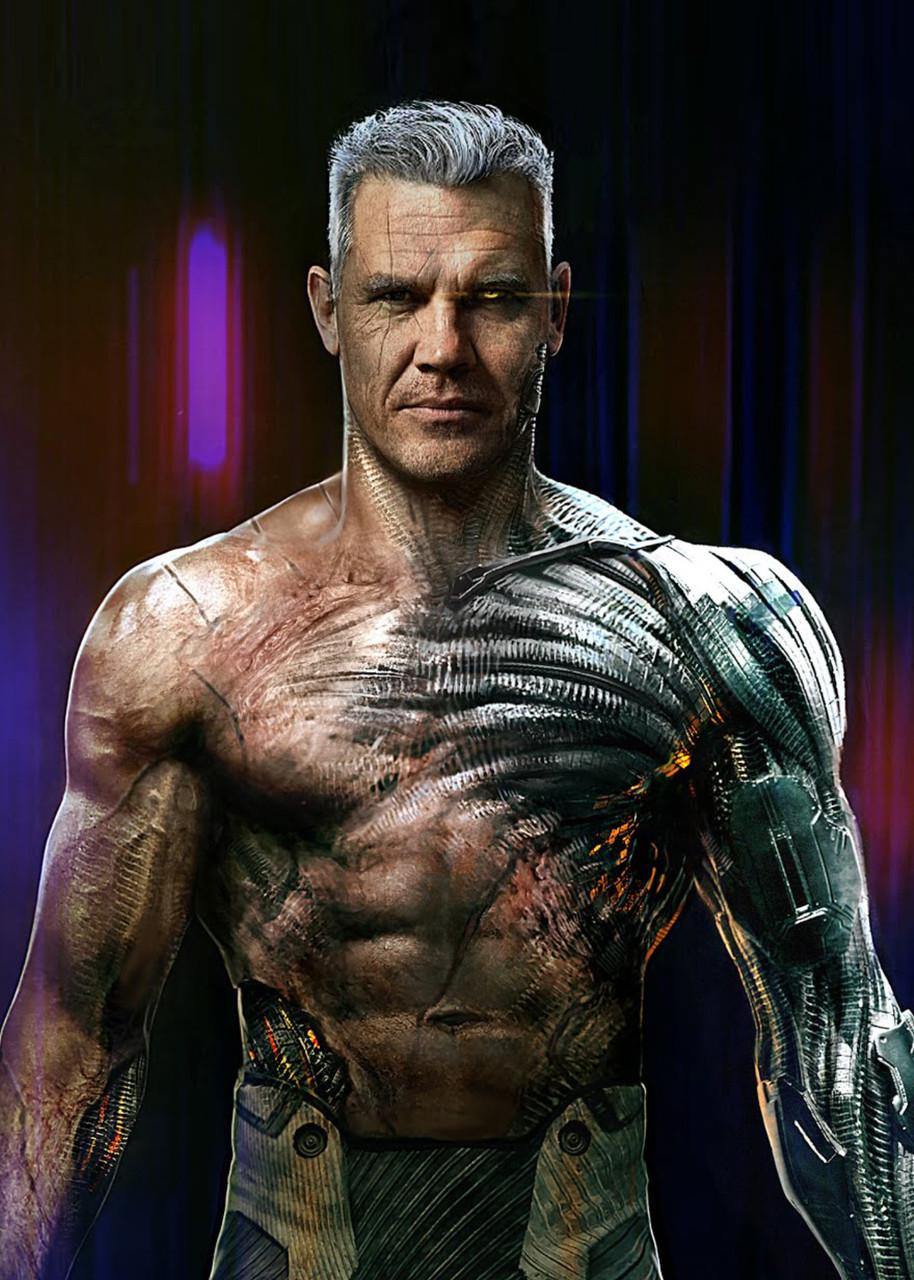 Картина постер Gee! Deadpool Дэдпул Кейбл 40х60 см DP.09.138