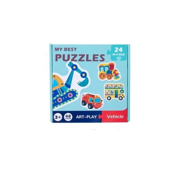 Пазлы обучающие My Best Puzzles 48 деталей 24 картинки (2729-2)