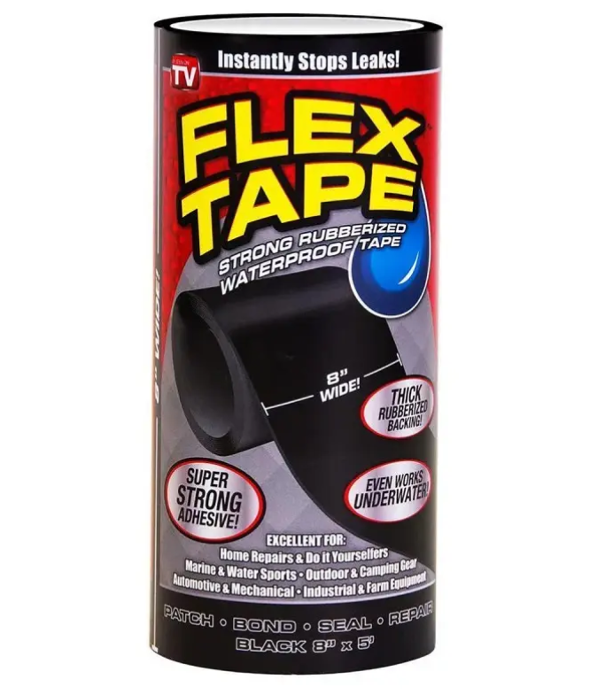 Ізолента клейка Flex Tape надміцна водонепроникна 30 см (Flex 30)