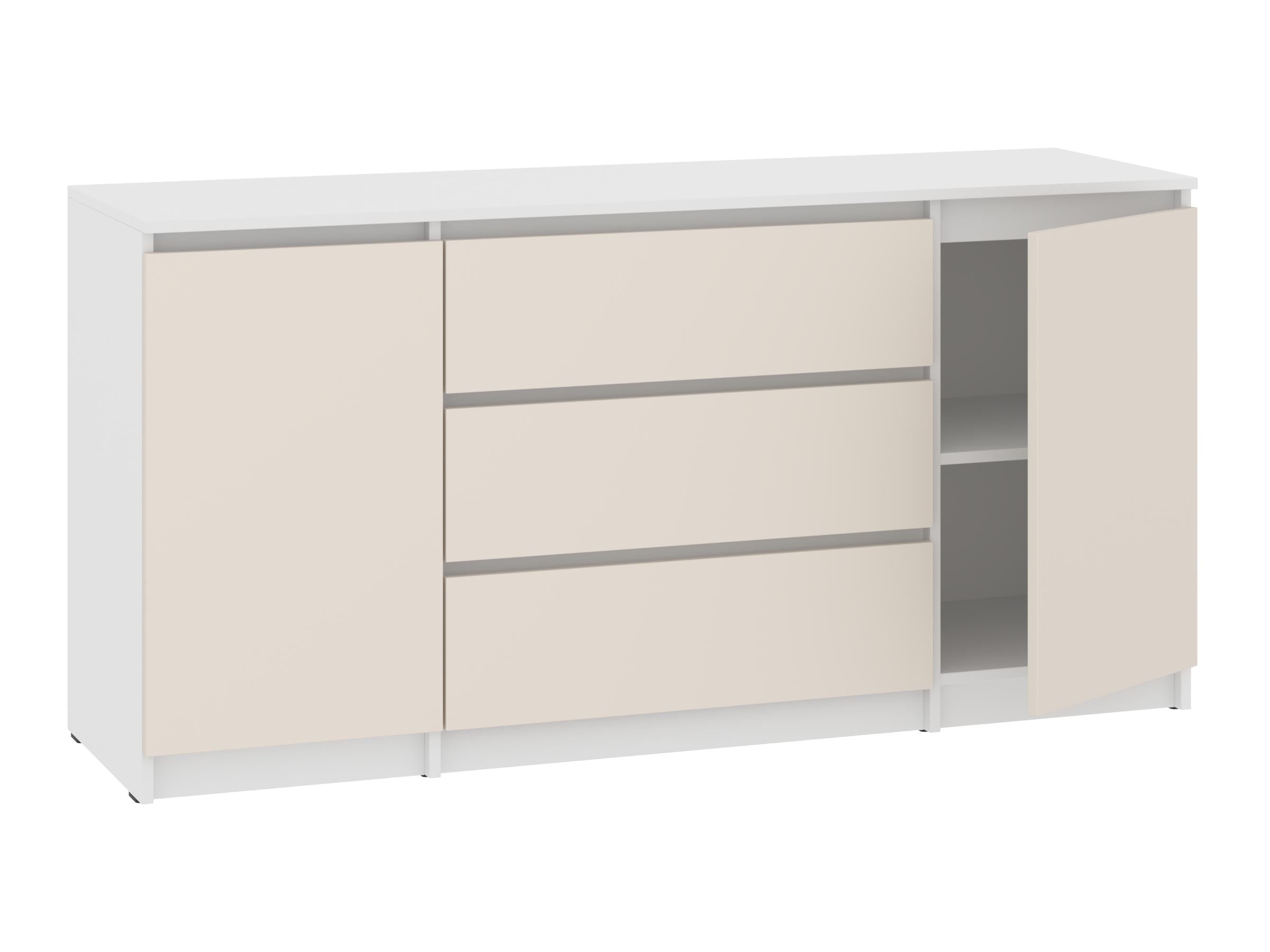 Комод с ящиками PEHOTIN НС-3+2 ДСП 150х45х75 см Белый/Кашемир (PN-100686)