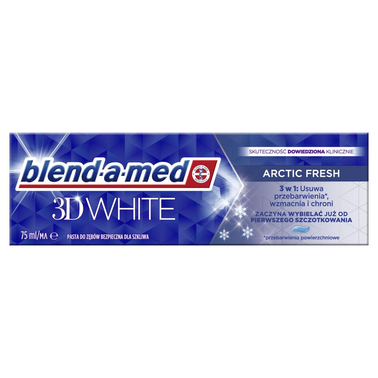 Зубна паста Blend-a-Med 3D White Арктична Свіжість 75 мл (8006540793039)