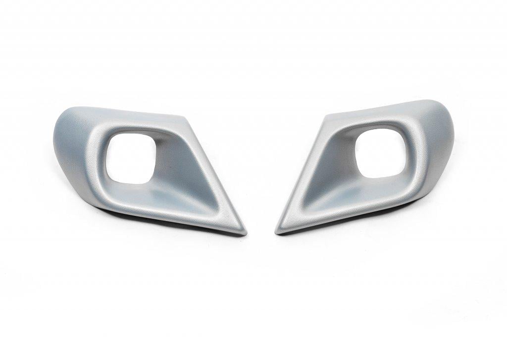 Накладки на протитуманки EuroCap для Renault Duster 2018-2024 рр. склопластик Чорний Накладки на протитуманки EuroCap для Renault Duster 2018-2024 рр. склопластик Чорний