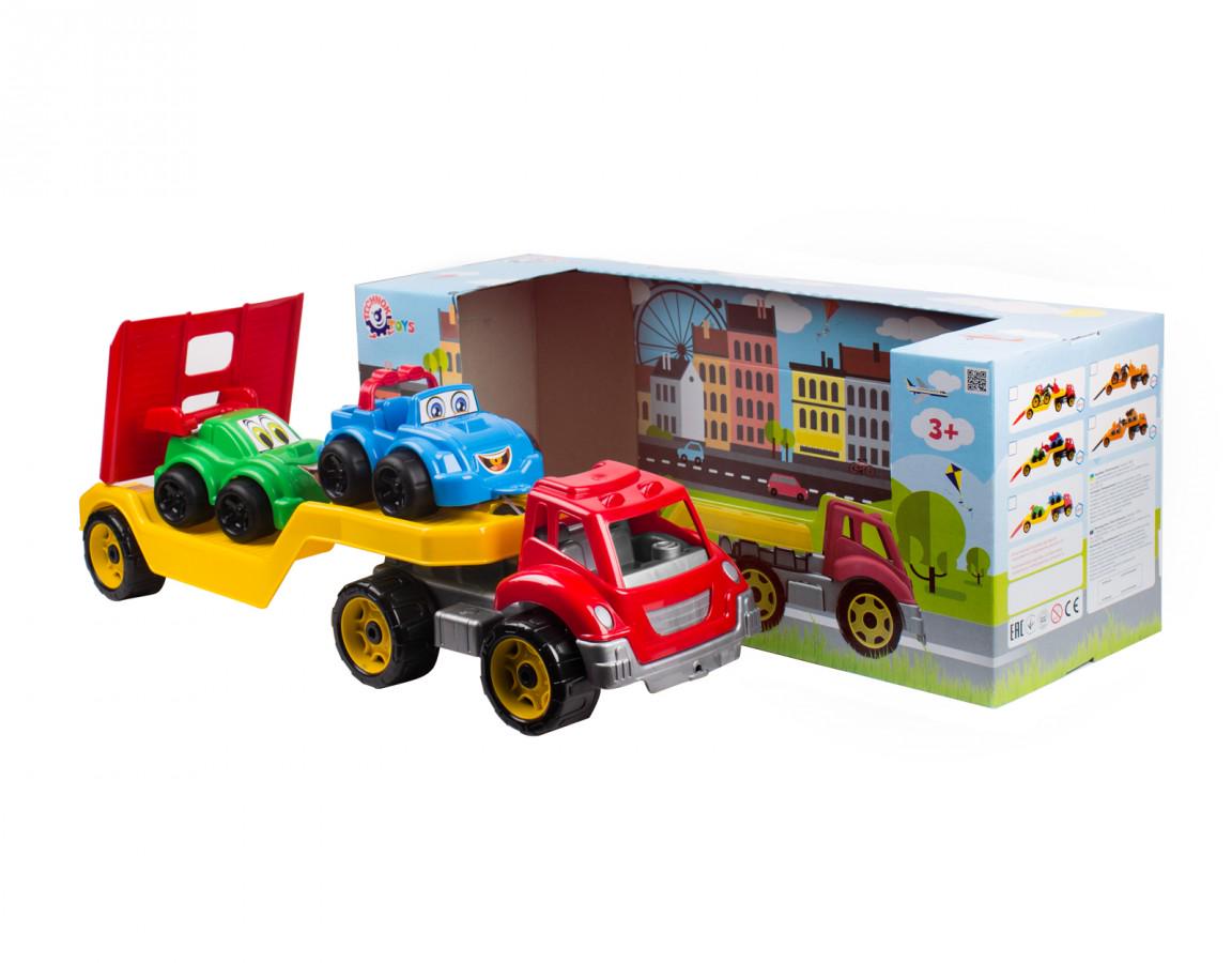Машинка Автовоз с набором машинок (28851)