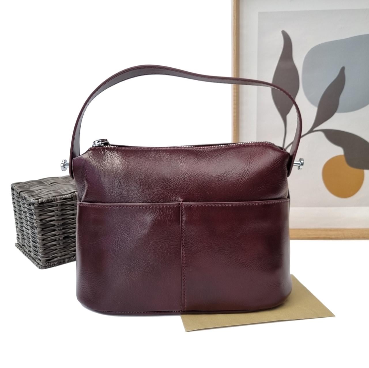 Сумка жіноча Vivaverba на блискавці Бордовий (9908 winered)