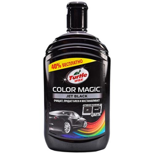 Поліроль з тефлоном PTFE Turtle Wax Color Magic Jet Wax 500 мл Black (770168680)