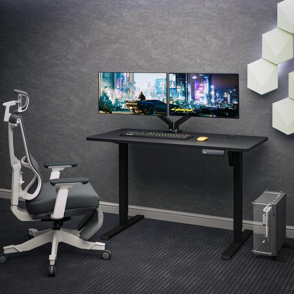 Стіл з електрорегулюванням висоти Mealux PowerDesk Energy Black (EVO-201 Energy B/B) - фото 2 Стіл з електрорегулюванням висоти Mealux PowerDesk Energy Black (EVO-201 Energy B/B) - фото 2