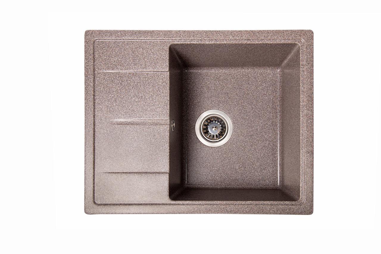 Мойка для кухни квадратная Силика гранит из искусственного камня (1570457948)