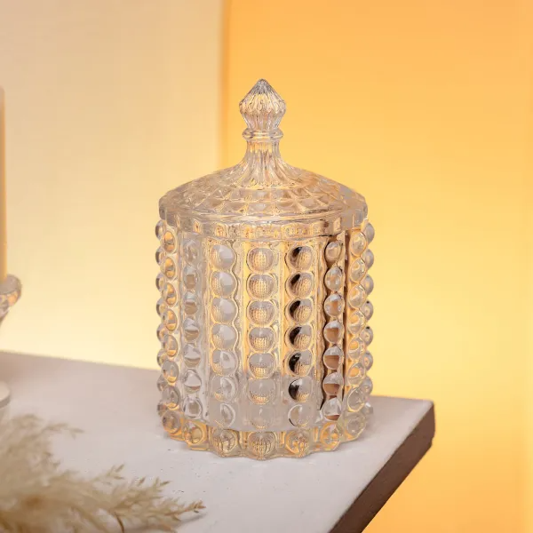 Конфетница из стекла в восточном стиле с крышкой (HP-4-105) - фото 4 Конфетница из стекла в восточном стиле с крышкой (HP-4-105) - фото 4