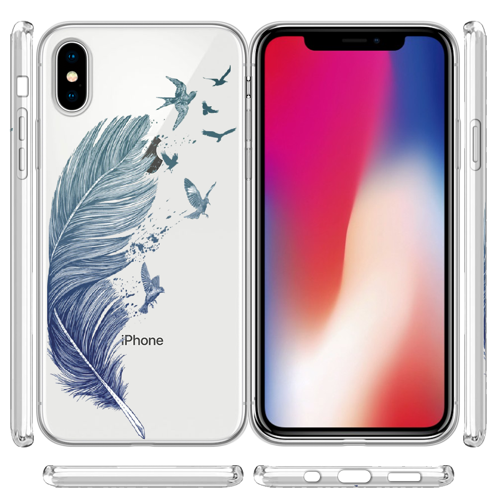 Чохол Boxface iPhone X Feather Прозорий силікон (32139-cc38-32139) - фото 3