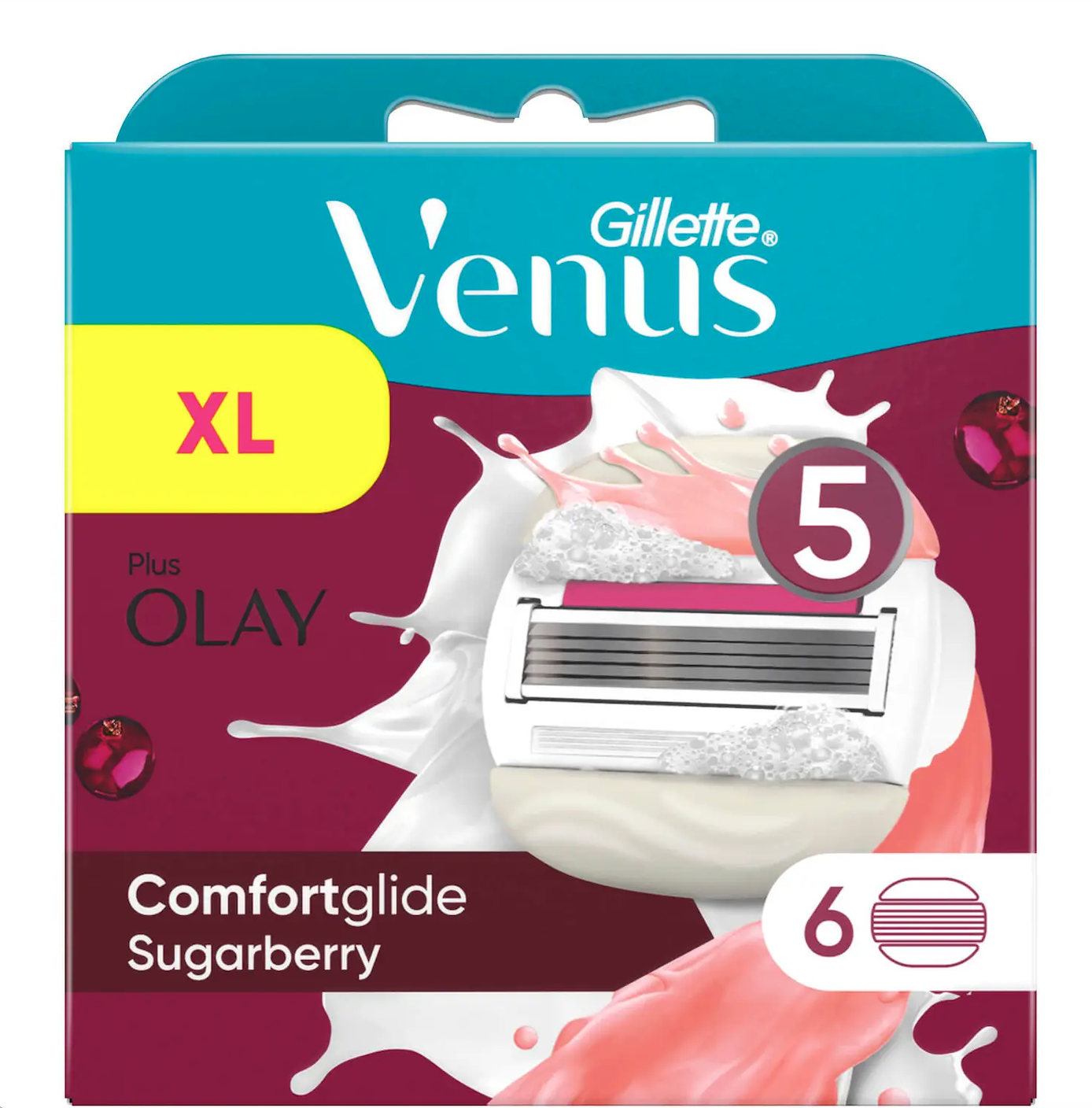 Картриджи сменные для бритья женские Venus & Olay 5 лезвий 6 шт.