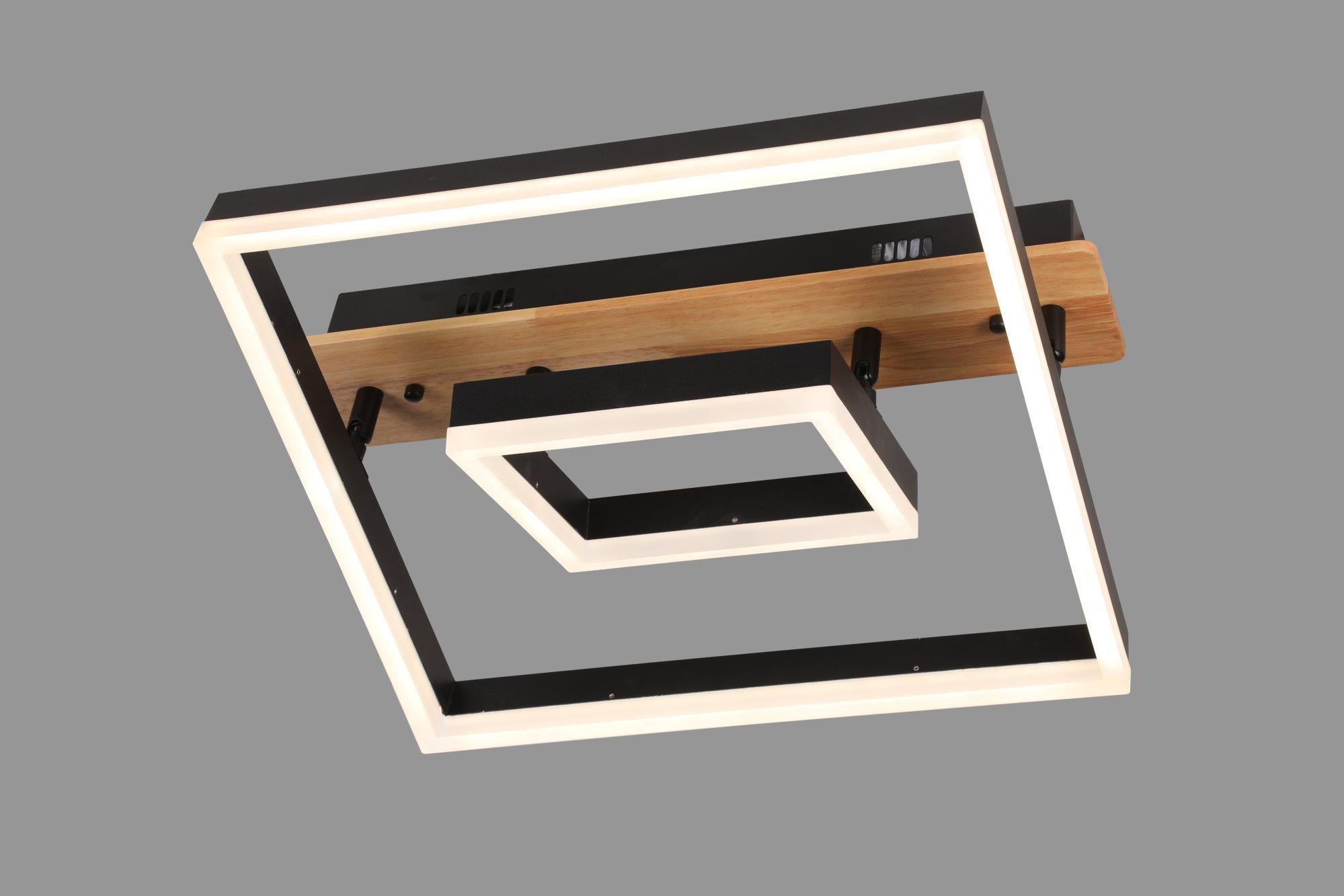 Люстра потолочная светодиодная Valeso Черный (77081-2S)