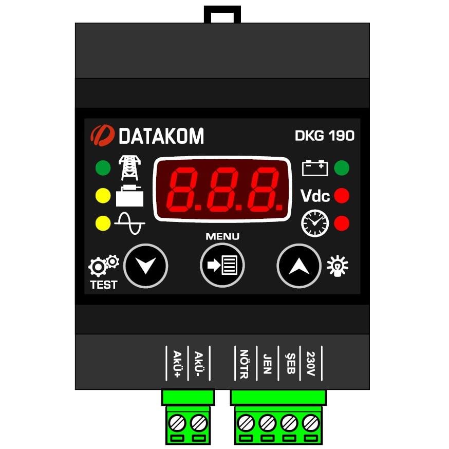 Контролер заряду акумуляторних систем електроживлення DATAKOM DKG-190 - фото 2