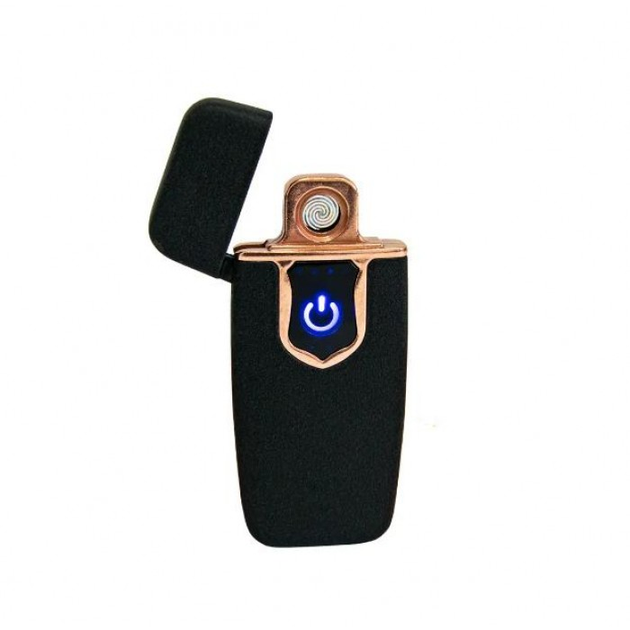 Зажигалка спиральная электрическая ZGP 712 USB Черный (1074)