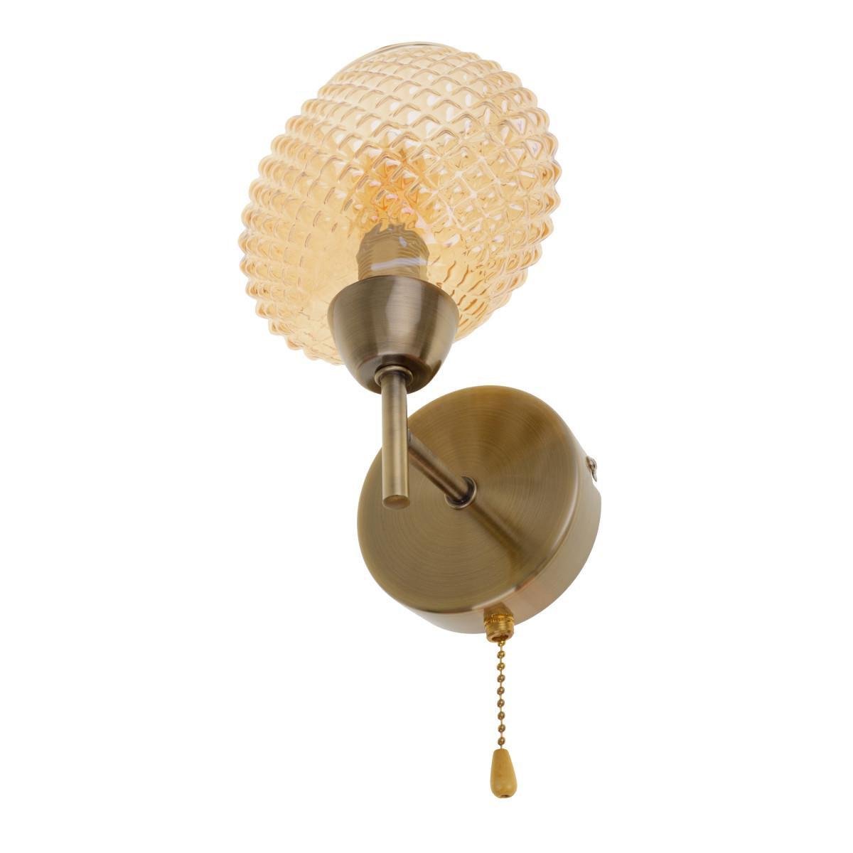 Бра Brille LK-721W/1 E14 AB Золотистый