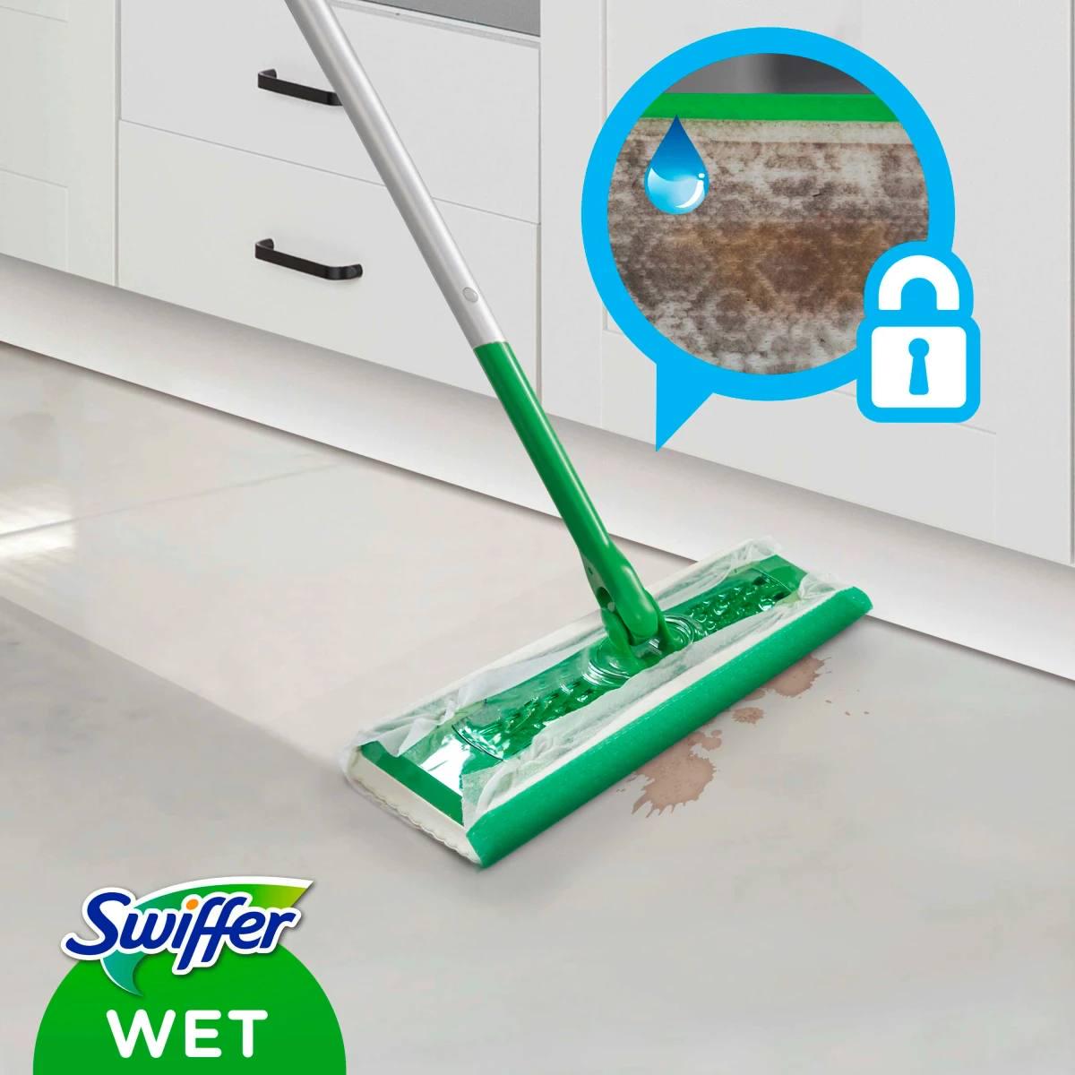 Змінні вологі серветки для швабри Swiffer 10 шт. (Е-01438) - фото 3