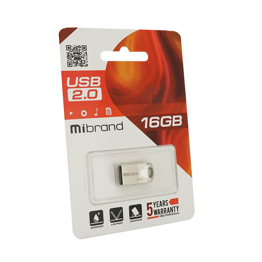 Флеш-память USB Mibrand Hawk 16 GB USB 2.0 (35293)