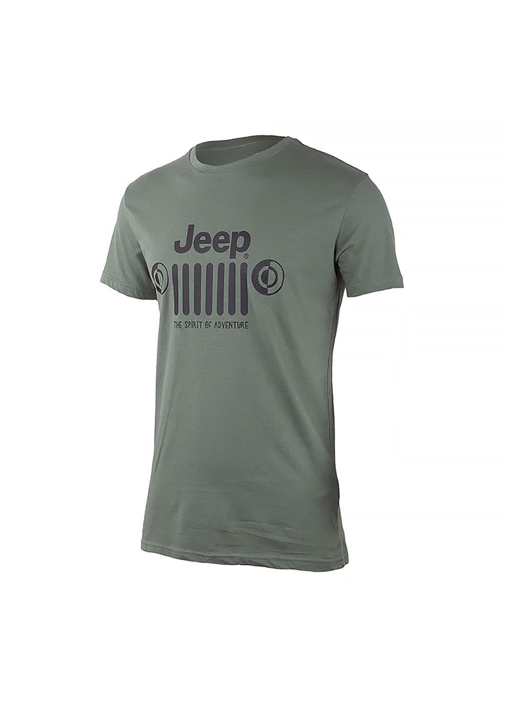 Футболка мужская JEEP T-SHIRT JEEP&GRILLE L Хаки (O102584-E850 L)